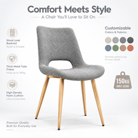 Chaise à dossier rembourré résistante aux taches, structure en fer, résistante à la rouille, imperméable, de qualité commerciale, empilable pour restaurant, hôtel