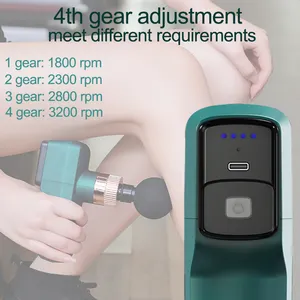 Mini Fascia Gun Body Electronic Muscle Stimulation Machine With Vibration Brushless For Deep Tissue Health Care Supplies