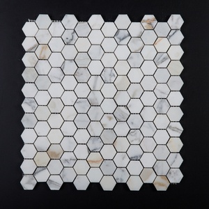 Mosaicos hexagonales blancos de pentágono, mosaicos hexagonales blancos de goma arábiga - Product Image 6