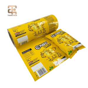 Emballage en rouleau de <span class=keywords><strong>film</strong></span> pour sachet d'oreiller avec fermeture arrière imprimé sur mesure, faible MOQ pour <span class=keywords><strong>les</strong></span> chips, <span class=keywords><strong>les</strong></span> aliments pour animaux de compagnie et <span class=keywords><strong>les</strong></span> frites surgelées, emballage personnalisé pour <span class=keywords><strong>les</strong></span> chips - Product Image 2