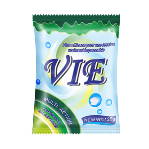 Wholesale 100g 125g Best Quality Eco-Friendly Whitening Powder Soap High Foam Floral Disposable Concentrated Stain <strong>Laundry</strong> - Product Image 4