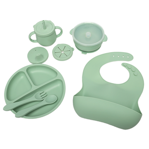 Juego de Alimentación para Bebés de Silicona sin BPA, Grado Alimenticio, para el Destete, Incluye Plato con Ventosa, Utensilios y Tazón con Dibujos Animados - Disponible para OEM y ODM - Product Image 2
