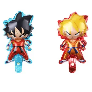 New Mini Sun Wukong Aluminum Film Balloon goku Cartoon Aluminum Foil Balloon Children's Birthday Party Decoration Balloon