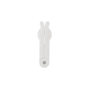 Travel Bunny Clothes Hanger White Foldable Portable With Clips For Travel And Hotel Use - Product Image 2