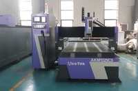 Routeur CNC pour le travail du bois Atc 1325, routeur CNC 3D pour le bois avec broche de 9 kW, table à vide, routeur CNC 3 axes Atc pour portes en bois