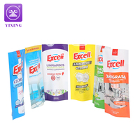 Sacs d'emballage personnalisés pour poudre à laver 450ml 500ml pochette debout en plastique laminé pour détergent à lessive savon liquide à vaisselle
