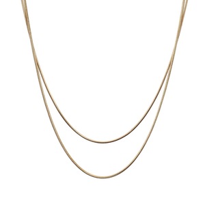 Hot Selling Simple <b>Titanium</b> Steel Snake <b>Chain</b> Necklace Gold Silver Plated Popular Design Unisex's Necklaces Fashion Jewelry - Product Image 5