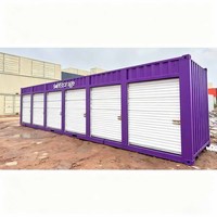 Unités de stockage personnel portables et déplaçables, portes à volets roulants, entrepôts de location, conteneurs de stockage personnel avec pièces séparées
