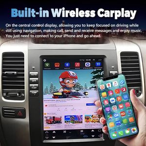 เครื่องเล่นวิดีโอมัลติมีเดียสำหรับรถยนต์12.1นิ้วแอนดรอยด์11 2004-2009 Toyota Prado GPS CarPlay IPS Screen 128GB ROM - Product Image 2