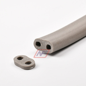 Tùy chỉnh màu Đỏ chịu nhiệt độ cao Silicone bọt biển bọt Dải Tùy chỉnh hình Silicone cách nhiệt bọt xốp dải - Product Image 2