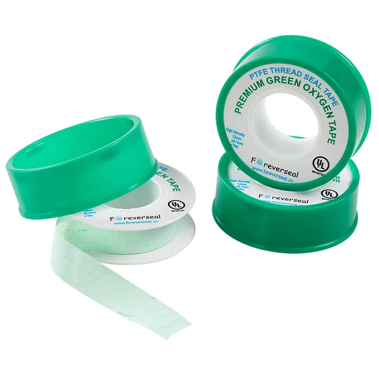 12mm Ptfe Taflon Thread Seal Tape Green Oxygen Line Ptfe Tape