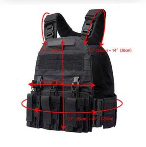 Gilet tattico da caccia all'ingrosso nero Chaleco tattico per attrezzature da allenamento - Product Image 2