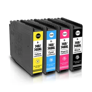Superij Tinta Kompatibel 4 Warna Cartridge IJ Tinta untuk EPSON Workwear PRO WF 6590 WF-6590 WF-8090 WF-8590 Printer WF-6530