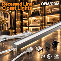 Lampu Sensor Gerak LED Modern dengan Penutup Aluminium PC untuk Penggunaan di Bawah Kabinet Dapat Diredupkan Garansi GRATIS1019-72