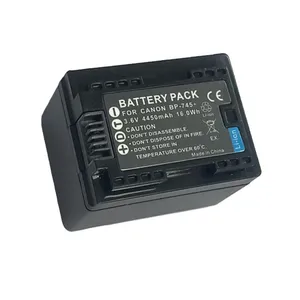 Batería de cámara recargable de 4450mAh para <span class=keywords><strong>Canon</strong></span> VIXIA HF <span class=keywords><strong>M50</strong></span> M52 M56 M506 R30 R32 R300 R36 R38 R306, 745 mAh, + BP BP745 - Product Image 1
