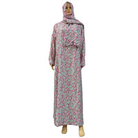 Écharpe en coton Robe musulmane Khimar Jupe longue Moyen-Orient Afrique Vente chaude Ethnique Coton Maxi Jupe Dubaï Robe Robe