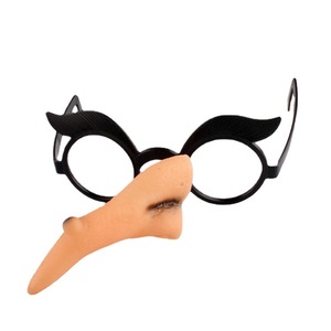 Gafas con forma de nariz de bruja Pankasi, con nariz larga y cejas, accesorios para disfraces de Halloween, accesorio de maquillaje unisex - Product Image 5