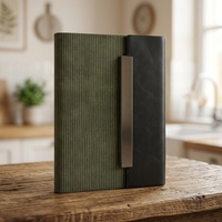 Carnet de notes promotionnel personnalisé en cuir rigide A5/A4/A6, 100 feuilles, à feuilles mobiles, pour bureau et affaires