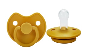 Bavoirs pour bébé en silicone rose vif personnalisés, sucettes pour bébé, sucettes en silicone pour <span class=keywords><strong>nouveau</strong></span>-né - Product Image 2