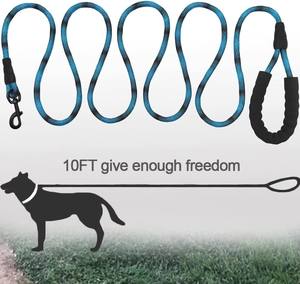 Guinzaglio per Cani di Taglia Media in Nylon Resistente da 1/2 Pollice con Impugnatura Morbida Imbottita, Guinzaglio per Addestramento e Trazione per Cani di Taglia Grande per Giocare/Escursioni/Passeggiate - Product Image 5