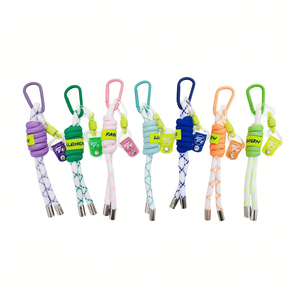 Porte-clés promotionnel en forme de mousqueton avec impression numérique pour une utilisation avec mousqueton - Product Image 1