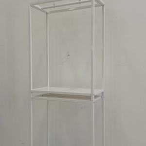 2025 Sober Custom Design Counter Top Extension Stand Hair Product Shop Lockable Metal Wire <b>Wig</b> Hair <b>Display</b> Rack Stand - Product Image 4