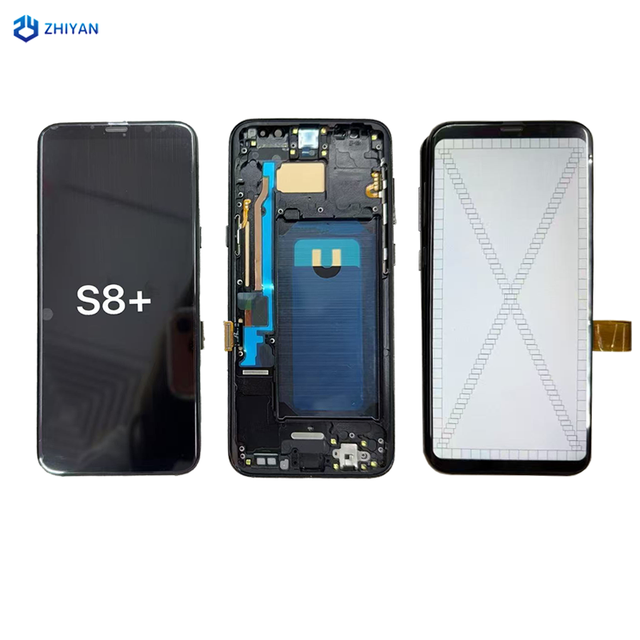 Mobile Phone Lcd Display Assembly for Samsung Galaxy S8+ with Frame TFT Screen 100% Tested Smartphone Screen with 1Year Warranty