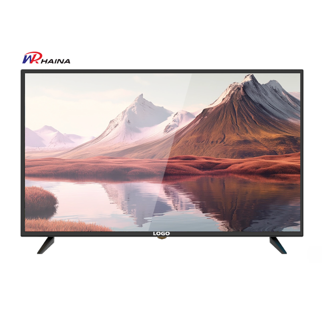 HAINA OEM Tempered Glass 4K UHD 65 Inch Television 32 40 43 Inch Android Explosion-proof Screen 50 55 75 85 Inch LED Smart TV