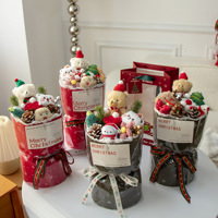 Ornements de Noël en crochet, poupées en peluche, bouquets, cadeaux d'anniversaire parfaits pour les petites amies, produits finis, fleurs
