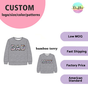 <span class=keywords><strong>Sweat</strong></span>-shirt <span class=keywords><strong>personnalisé</strong></span> avec appliques Sweats à capuche et <span class=keywords><strong>sweat</strong></span>-shirts pour hommes Mini <span class=keywords><strong>sweat</strong></span>-shirt à col rond pour garçons et filles - Product Image 1
