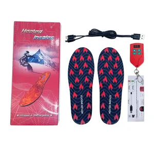 Usb Heated Warmer Insole Carbon Fiber Heated Insole For Winter Foot Warming For Men and Women