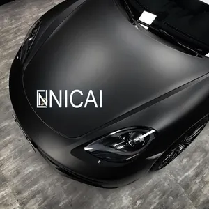 NICAI Wrap Car Satin Matte Chrome Metallic Matt Car Wrap Vinyl for Vehicle Wraps Vinyl Film Car Stickers