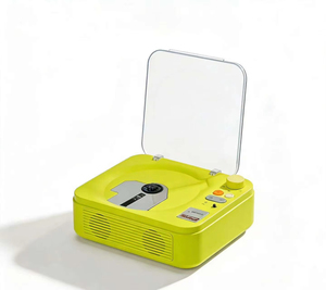 Reproductor de CD portátil Retro, sistema de Audio de escritorio minimalista, USB inalámbrico, MP3, cubierta semitransparente, reproductor de música HiFi para el hogar - Product Image 1