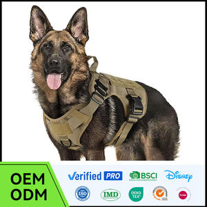 เสื้อกั๊กฝึกสุนัขแบบเต็มตัว ป้องกันได้รอบด้าน ผลิตจากไนลอนรักษ์โลก พร้อมหมุดยึดแบบแข็ง สำหรับการฝึก เดินป่า และทำงาน ใช้ได้กับระบบโมลล์ - Product Image 1