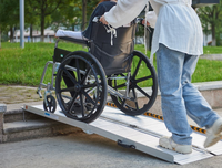 Rampe de scène en aluminium, robuste, pliable, pour scooter de mobilité, fourgonnettes, voitures, rampe pour fauteuil roulant en aluminium, économique