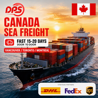 Agente de Transporte de Carga Puerta a Puerta de China a Canadá, Servicio Logístico Dedicado LCL+Camiones DDP, Entrega Rápida, Seguro, DPS