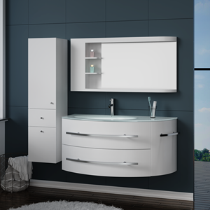 Mobile da <span class=keywords><strong>Bagno</strong></span> a Parete 1200*525*535mm con Specchio, Mobile in PVC per <span class=keywords><strong>Bagno</strong></span> - Product Image 4