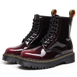 Color-changing red locomotive <b>boots</b> for women classic retro British style short <b>boots</b> men's and women's genuine leather shoes - Product Image 4