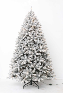 Árbol de Navidad Artificial de Lujo con Nieve Artificial de 1.5 a 3 Metros, Preiluminado con LED, Articulado, Completo, Decoración Navideña para Interiores, Duradero y Fácil de Montar - Product Image 2