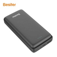 Power Bank Portable à affichage LED, 20000mAh, chargeur USB C, batterie d'alimentation intelligente, nouveau, 20000
