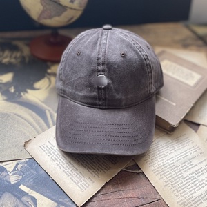 Gorra de béisbol de algodón lavado y desgastado con bordado pequeño, corona suave, estilo casual para papá, al por mayor - Product Image 3