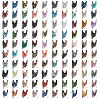 Prêt à expédier – Meilleures ventes 2025 – Magnifique nouveau foulard modal imprimé marbré aquarelle – Hijab imprimé effet ombré