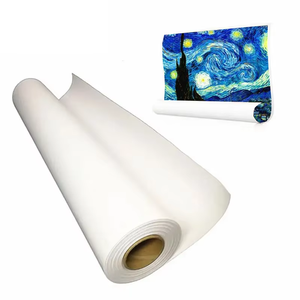 Sinh Thái Dung Môi Không Thấm Nước 320gsm Matte <span class=keywords><strong>Polyester</strong></span> Tường Nghệ Thuật Phun Vải Sơn - Product Image 1
