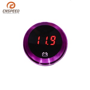 CNSPEED Digital Voltmeter 37mm LED Display <b>12V</b> <b>DC</b> Car Instrument Panel Single Phase - Product Image 1