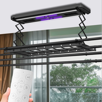 Sèche-linge électrique portable avec étendoir en aluminium Airer de balcon électronique intelligent pour le nettoyage de la salle de bain à usage domestique