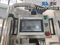 220V automatique 6 têtes Servo Piston pompe liquide Machine quantitative bouteille boisson gazeuse eau aliments en conserve boisson verre huile