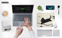 Tapis de souris mignon de dessin animé en forme de chiot, petit, antidérapant, bord épaissi, en caoutchouc, accessoire de bureau pour ordinateur, cybercafé, en stock