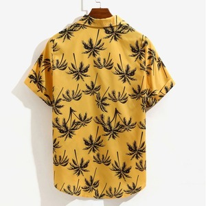 Camisas de manga corta de verano para hombre, ropa de playa con estampado Hawaiano informal - Product Image 2