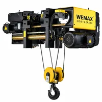 Palans de levage électriques WEMAX 5 tonnes avec câble métallique, nouvelle télécommande, protection IP65 pour usines de fabrication et restaurants