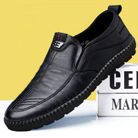 Homme pu chaussure botte marron noir pas cher mode décontracté conduite mocassins